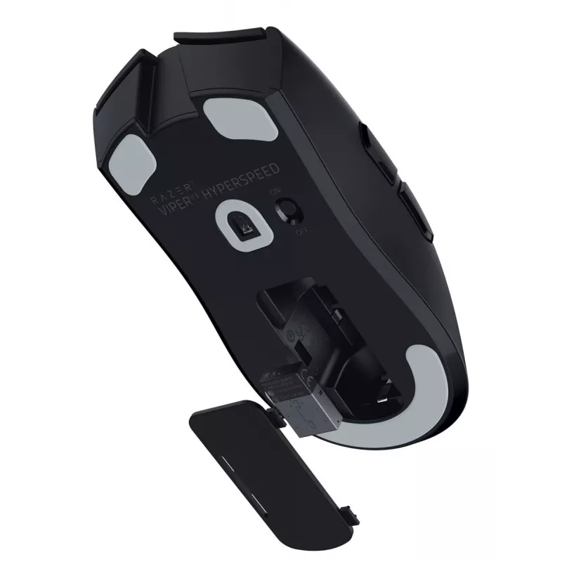 Gaming-Maus Razer Viper V3 HyperSpeed RF Wireless – rechtshändig, 30.000 DPI, 87 g, AA-Batterie