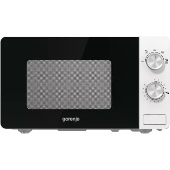 Gorenje Mikrowelle MO17E1W, Tischgerät, Solo-Mikrowelle, 17 L, 700 W, integriertes Display, LED