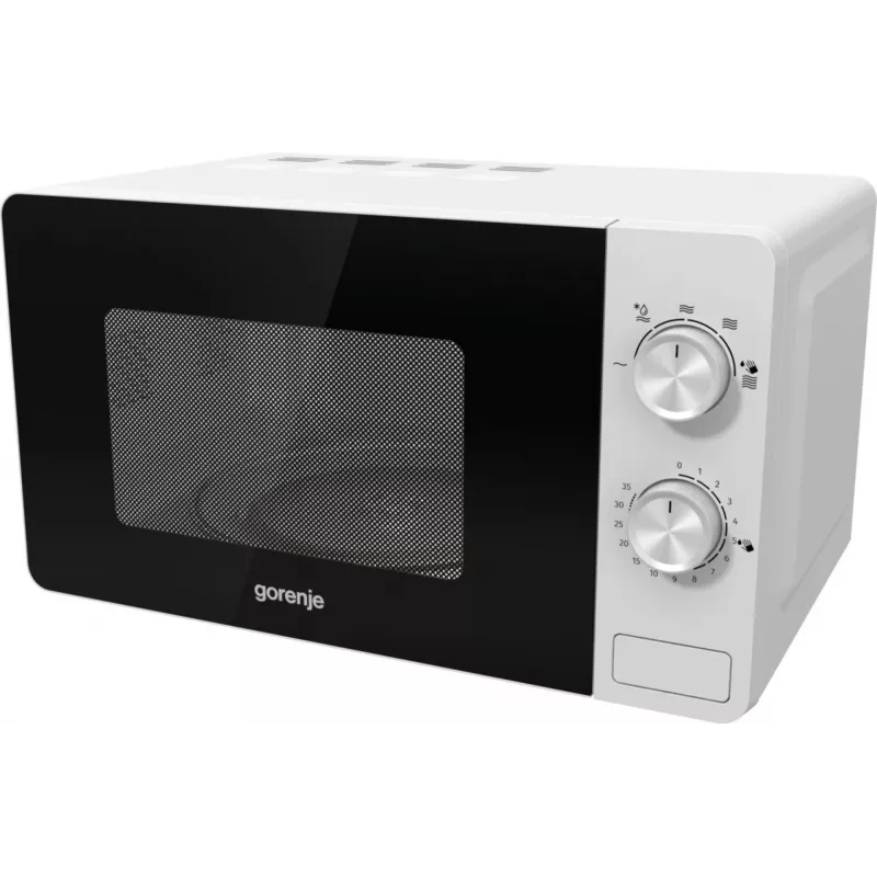 Gorenje Mikrowelle MO17E1W, Tischgerät, Solo-Mikrowelle, 17 L, 700 W, integriertes Display, LED