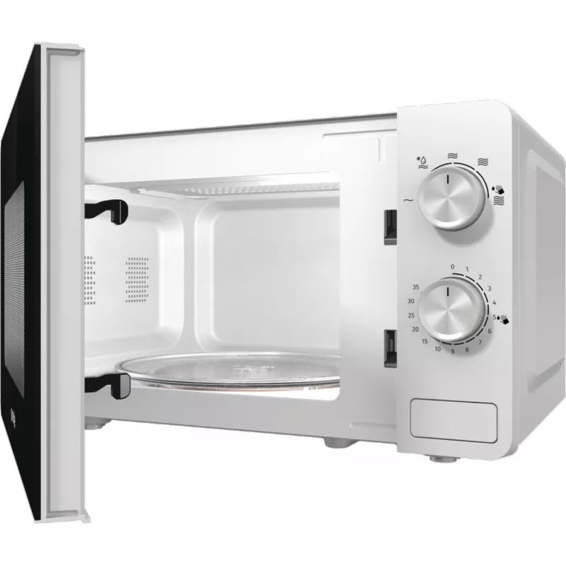 Gorenje Mikrowelle MO17E1W, Tischgerät, Solo-Mikrowelle, 17 L, 700 W, integriertes Display, LED