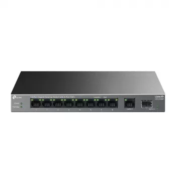 Unmanaged Switch TP-LINK LS1210GP 10-Port Gigabit, 8× PoE+ (61 W gesamt), 1× SFP, 9× RJ‑45 Gigabit