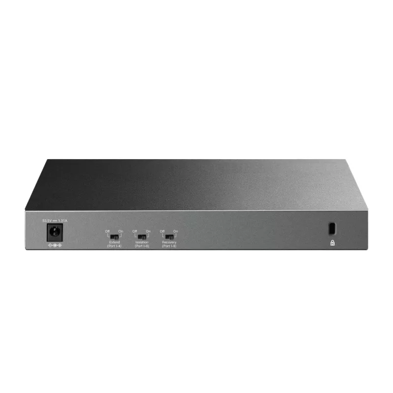 Unmanaged Switch TP-LINK LS1210GP 10-Port Gigabit, 8× PoE+ (61 W gesamt), 1× SFP, 9× RJ‑45 Gigabit