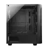 PC-Gehäuse CHIEFTEC GS-01B-OP Tower Schwarz – gehärtetes Glas, RGB-Lüfter, unterstützt ATX/Micro-ATX, GPU bis 320 mm