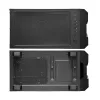 PC-Gehäuse CHIEFTEC GS-01B-OP Tower Schwarz – gehärtetes Glas, RGB-Lüfter, unterstützt ATX/Micro-ATX, GPU bis 320 mm