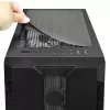 PC-Gehäuse CHIEFTEC GS-01B-OP Tower Schwarz – gehärtetes Glas, RGB-Lüfter, unterstützt ATX/Micro-ATX, GPU bis 320 mm