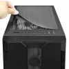 PC-Gehäuse CHIEFTEC GS-01B-OP Tower Schwarz – gehärtetes Glas, RGB-Lüfter, unterstützt ATX/Micro-ATX, GPU bis 320 mm