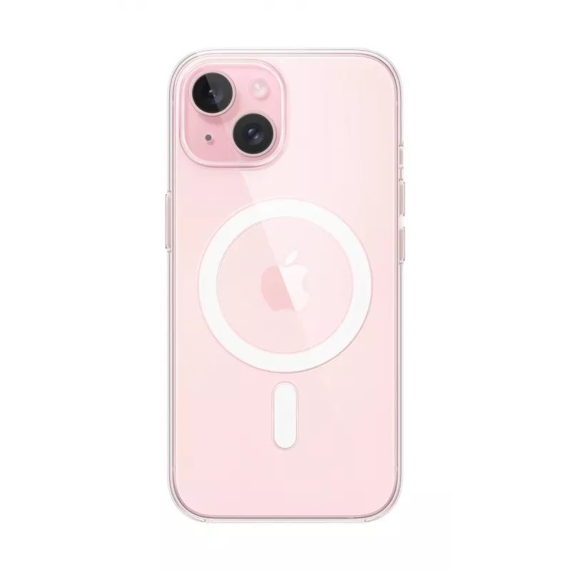 Cover Apple iPhone 15 Clear Case mit MagSafe