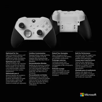 Gamepad Microsoft Xbox Elite Wireless Series 2 Core Schwarz Weiß Bluetooth USB