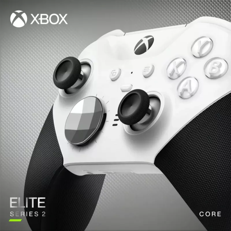Gamepad Microsoft Xbox Elite Wireless Series 2 Core Schwarz Weiß Bluetooth USB