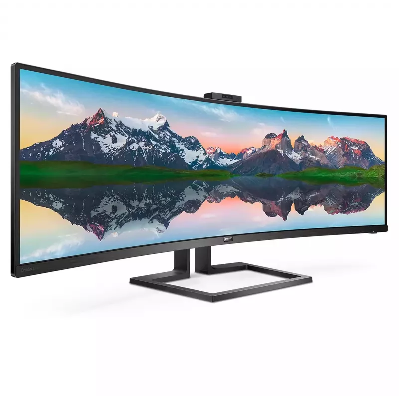 Philips P Line 32:9 SuperWide Curved LCD Display 499P9H/00, 124 cm (48,8 Zoll), 5120 x 1440 Pixel, UltraWide Dual Quad HD, LCD, 5 ms, Schwarz