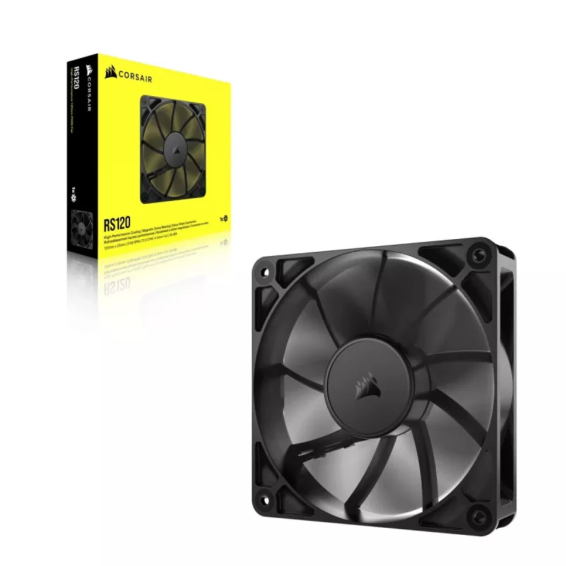 Lüfter Corsair RS120 12 cm Schwarz 420–2100 U/min 0,2–4,15 mmH2O