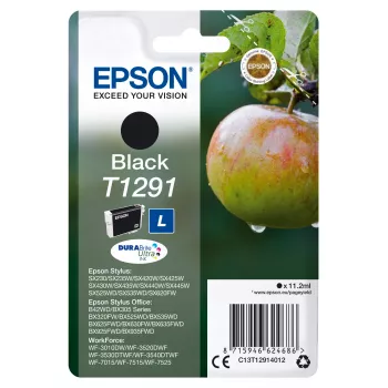 Epson Apple Singlepack Schwarz T1291 DURABrite Ultra Tinte