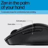 HP 480 Comfort Bluetooth Mouse, Rechtshänder, Bluetooth, 4000 DPI, Schwarz