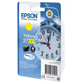 Epson Alarm clock Einzelpackung Gelb 27XL DURABrite Ultra Tinte