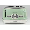 Ariete Vintage 156 4-Schlitz-Toaster, 1600 W, hellgrün