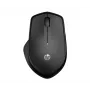 HP 285 Leise Funkmaus, beidhändig, optisch, RF Wireless, 1200 DPI, Schwarz