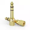 Ugreen 20503 Kabeladapter 6,35 mm 3,5 mm Gold