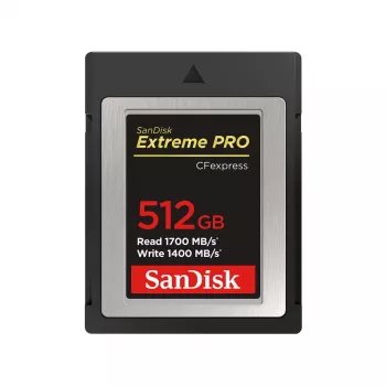 WESTERN DIGITAL SanDisk CF Express Extreme Pro 512 GB, 1700 MB/s Lesen, 1400 MB/s Schreiben