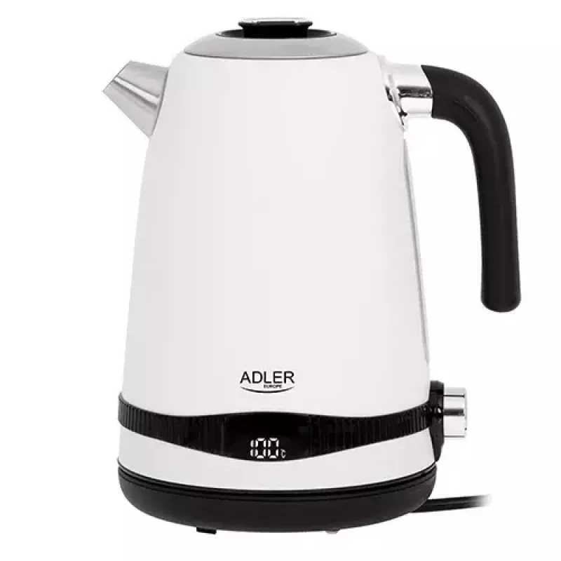 Elektrischer Wasserkocher Adler 1,7 L 2200 W Weiß