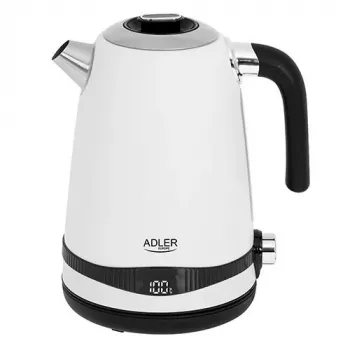 Elektrischer Wasserkocher Adler 1,7 L 2200 W Weiß