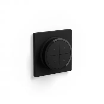 Philips Tap Dial-Schalter, Kabellos, Schwarz, freistehend/Wandmontage, IP20, Kunststoff, IP20