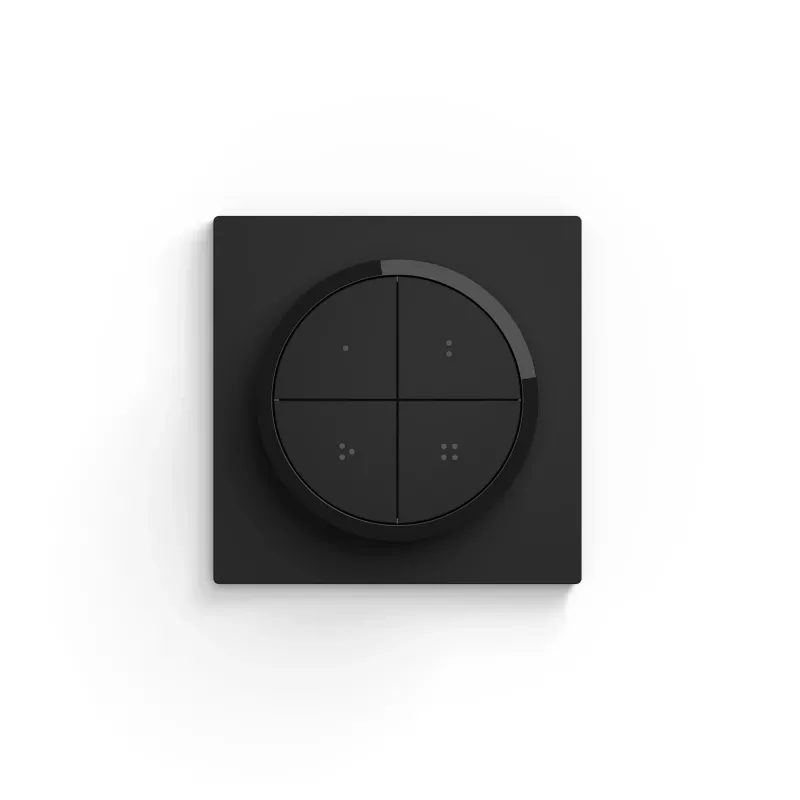 Philips Tap Dial-Schalter, Kabellos, Schwarz, freistehend/Wandmontage, IP20, Kunststoff, IP20