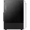PC-Gehäuse AEROCOOL Bionic Midi Tower Weiß — ATX, Tempered Glass, 2x3,5-Zoll-Schächte, 6x2,5-Zoll, 297 mm GPU, blaue LED