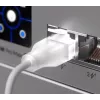 Ethernet-Patchkabel UBIQUITI UACC-Cable-Patch-EL 0,3 m Cat6 2,5 Gbit/s PoE++ weiß