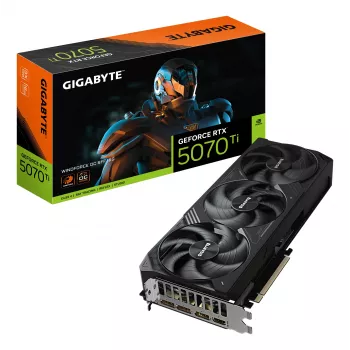 GIGABYTE GeForce RTX 5070 Ti WINDFORCE OC SFF 16G Grafikkarte - 16GB GDDR7, 256bit, PCI-E 5.0, 2497 MHz Kern-Taktfrequenz, 3 x DP 2.1a, 1 x HDMI 2.1b, NVIDIA DLSS 4, GV-N507TWF3OC-16GD