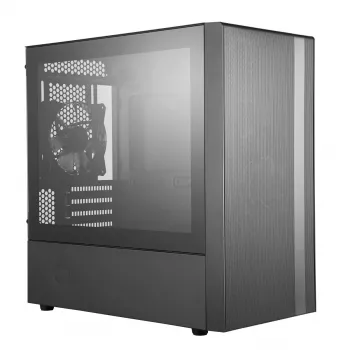 COOLER MASTER CPU-Gehäuse Masterbox NR400 Mini Tower Schwarz ohne ODD