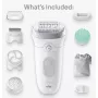 Braun Silk-épil 7 7-081 Epilator 40 Pinzetten Weiß