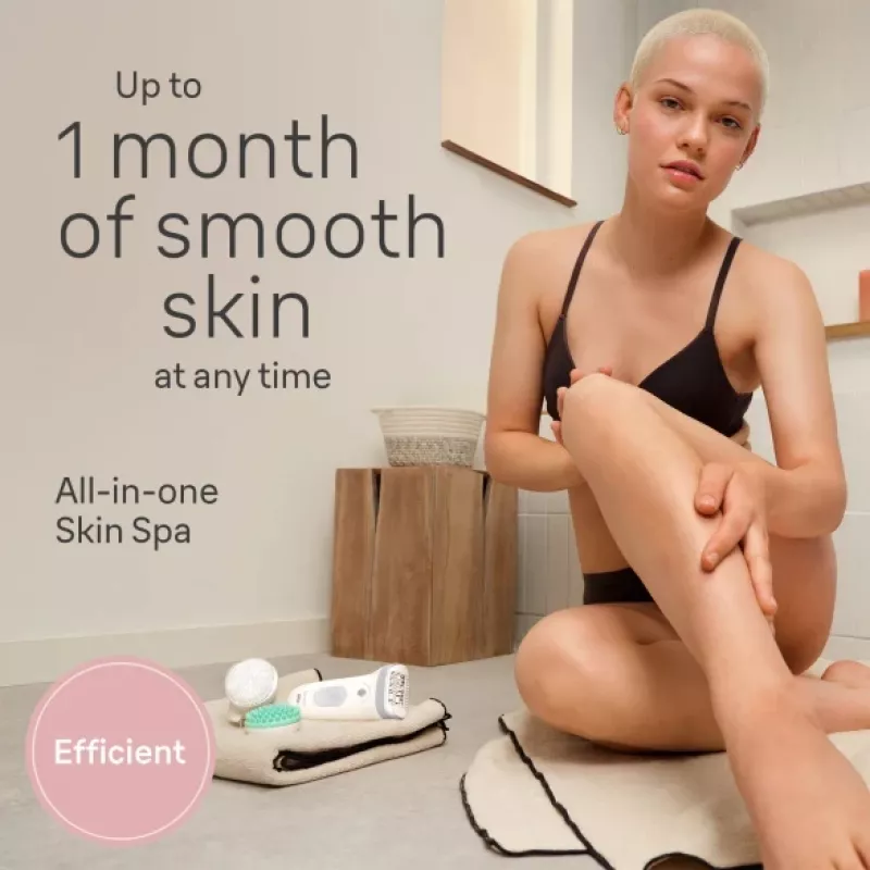 Braun Silk-épil 7 7-081 Epilator 40 Pinzetten Weiß