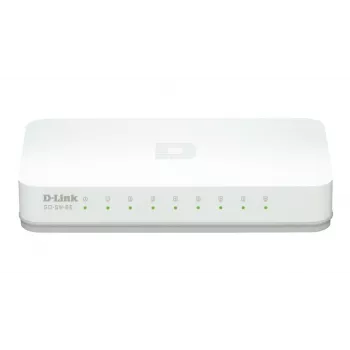 D-Link GO-SW-8E/E Netzwerk-Switch Unmanaged Fast Ethernet (10/100) Weiß