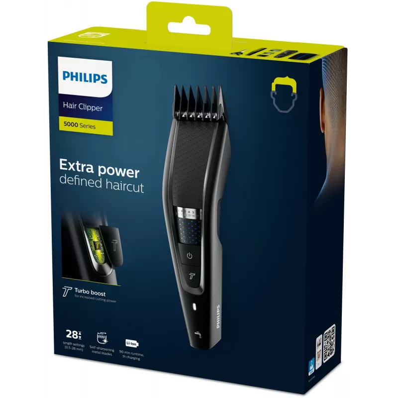 Philips 5000er Serie Haarschneider HC5632/15, waschbar