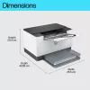 HP LaserJet M207dw Drucker, Laser, 600 x 600 DPI, A4, 27 Seiten/min, Duplexdruck, Grau, Weiß