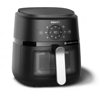 Philips 2000 series NA221/00 Fritteuse Einzel 4,2 L Stand-alone 1500 W Heißluftfritteuse Schwarz, Silber