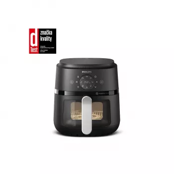 Philips 2000 series NA221/00 Fritteuse Einzel 4,2 L Stand-alone 1500 W Heißluftfritteuse Schwarz, Silber