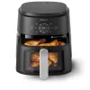 Philips 2000 series NA221/00 Fritteuse Einzel 4,2 L Stand-alone 1500 W Heißluftfritteuse Schwarz, Silber