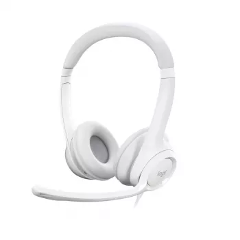 LOGITECH Headset – H390 – USB-A – Cremeweiß