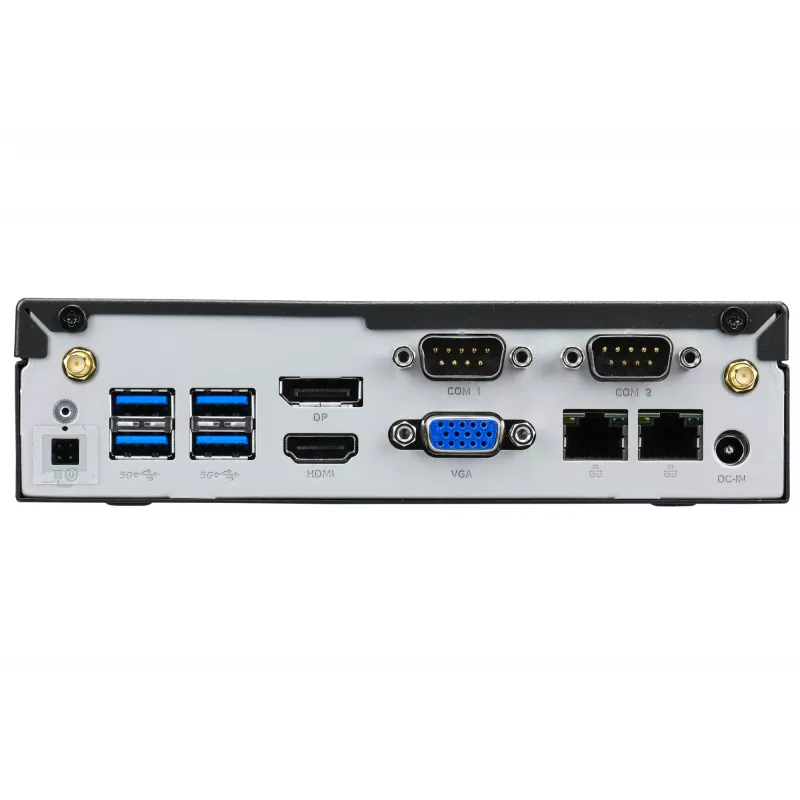 Shuttle XPC slim Barebone DL30N, Intel N100, 1x DDR5, 2x LAN (2x 2.5Gbit), 2xCOM, 1xHDMI, 1xDP, 1x VGA, lüfterlos, 24/7 Dauerbetrieb