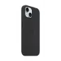 APPLE iPhone 15 – Silikon Case mit MagSafe – Schwarz