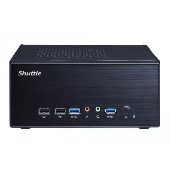 Shuttle XPC slim Barebone XH610G2 - S1700, Intel H610, 1xDP, 2xHDMI, 2 PCIe-Steckplätze (1x 16X & 1x X1), 2x Intel LAN (1G + 2.5G), 8x USB, 1x 2,5 Zoll, 3x M.2, 24/7 Dauerbetrieb