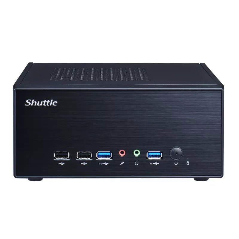 Shuttle XPC slim Barebone XH610G2 - S1700, Intel H610, 1xDP, 2xHDMI, 2 PCIe-Steckplätze (1x 16X & 1x X1), 2x Intel LAN (1G + 2.5G), 8x USB, 1x 2,5 Zoll, 3x M.2, 24/7 Dauerbetrieb