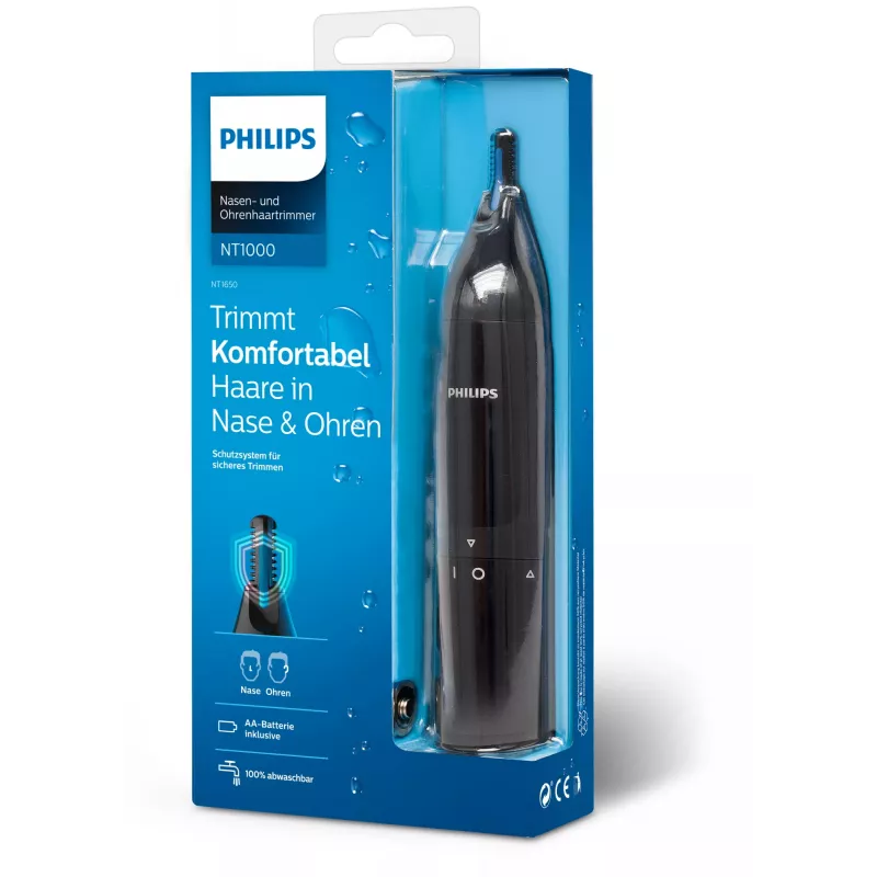 Philips Norelco NASENTRIMMER Series 1000 Nasentrimmer series 1000 NT1650/16 Nasen- und Ohrhaartrimmer