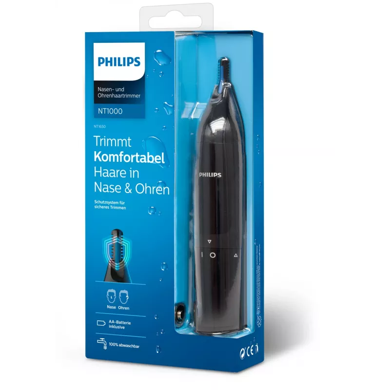 Philips Norelco NASENTRIMMER Series 1000 Nasentrimmer series 1000 NT1650/16 Nasen- und Ohrhaartrimmer