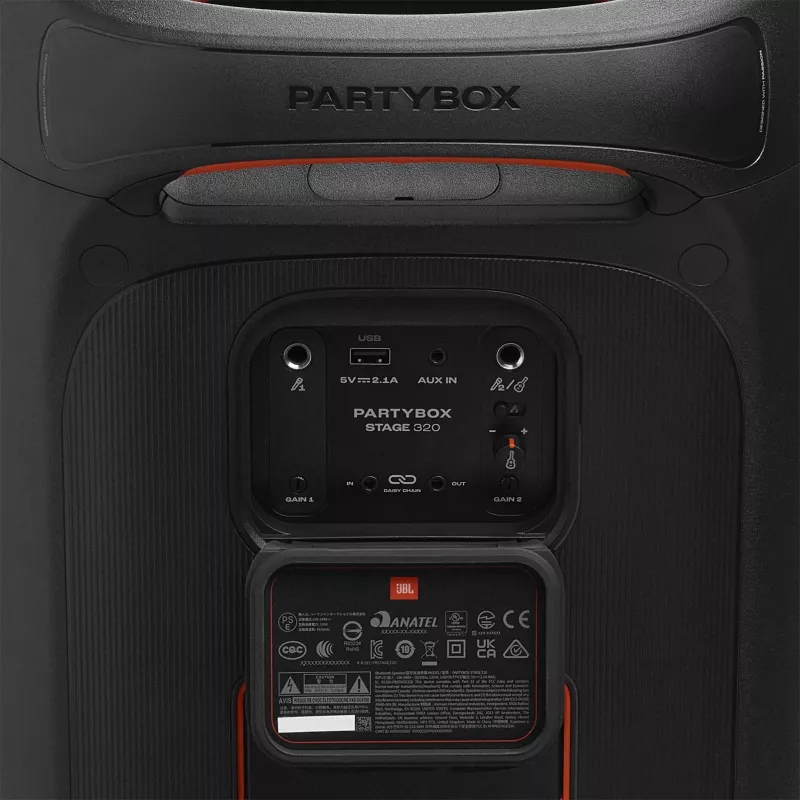 JBL PartyBox STAGE 320 Partylautsprecher Schwarz 240 W