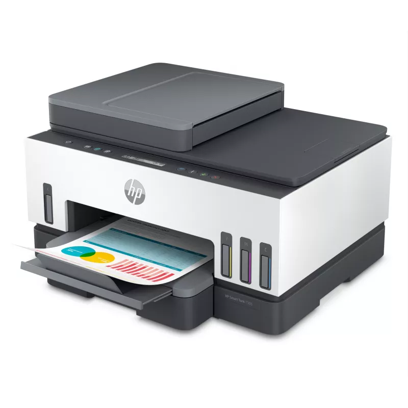 HP Smart Tank 7305 Wireless All-in-One Farbdrucker, Duplexdruck; Kopierer, Scanner