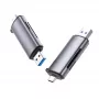 Ugreen 50706 Kartenleser USB/Micro-USB Silber