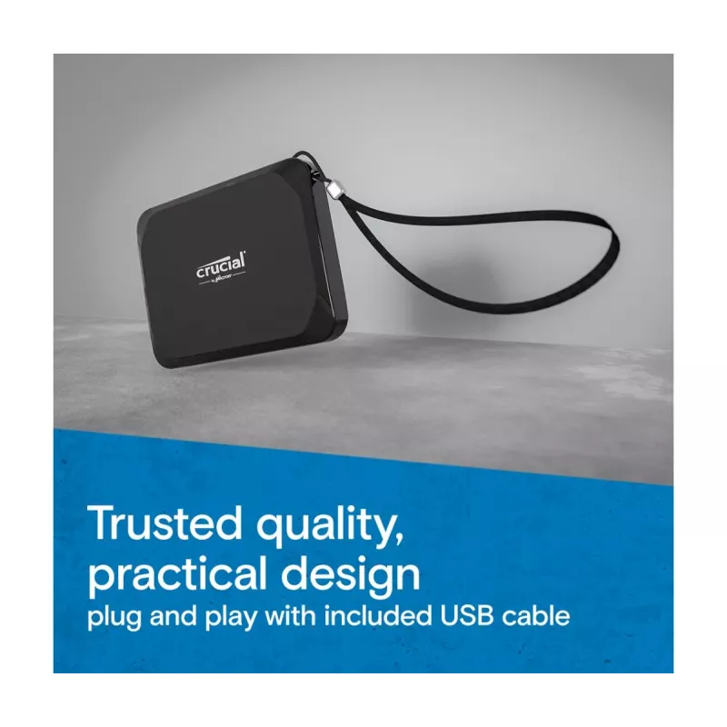 MICRON / CRUCIAL Portable SSD - Crucial X9 - 4TB - USB-C 3.2 Gen 2