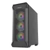 GENESIS Irid 505 ARGB Midi Tower Schwarz, Transparent